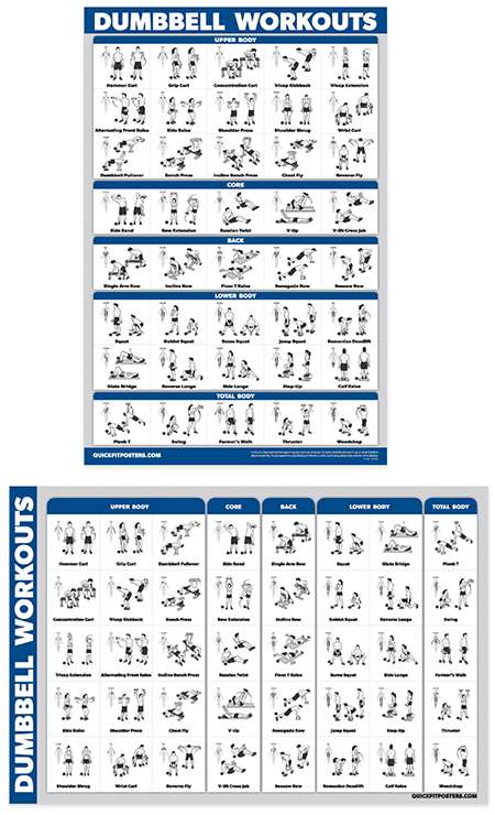 Dumbbell Workouts Poster