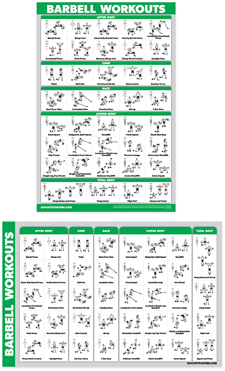 Barbell Workouts Poster